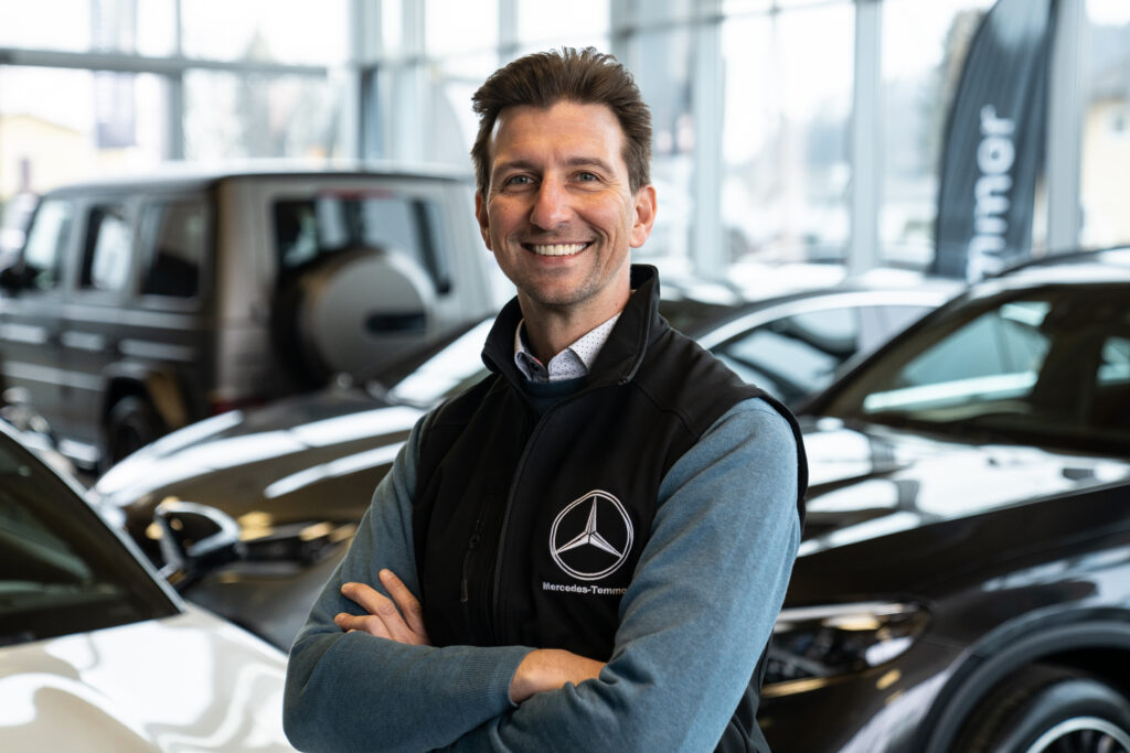 Geschäftsführer Andreas Temmer auch stark bei Mercedes Elektroautos
