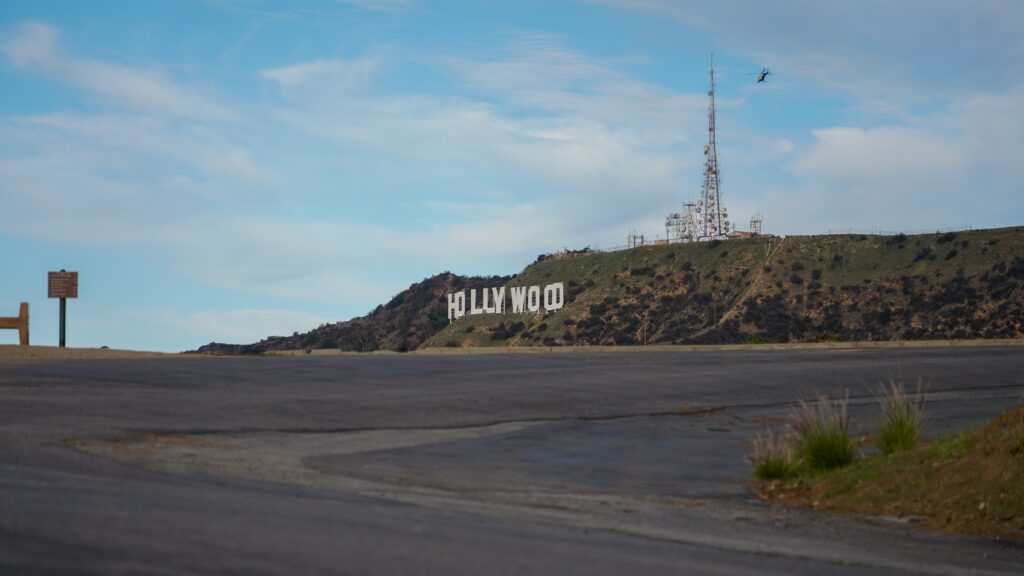 Aufnahme von Hollywood