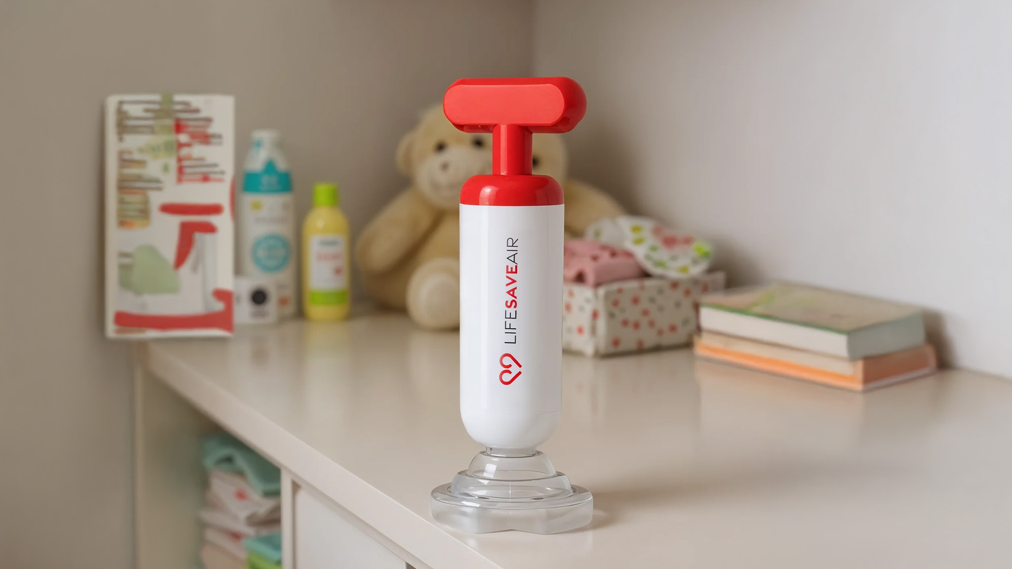 LifeSaveAir® der Jespira GmbH ist ein patentiertes Erstickungsrettungsgerät für schnelle, sichere Hilfe bei Atemnot und Erstickungsgefahr.