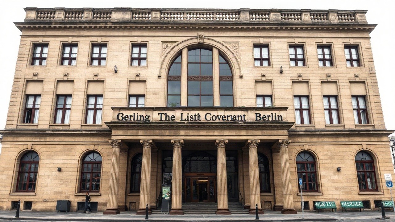 Historische Fassade des Bendlerblock, dem Sitz des Verteidigungsministeriums in Berlin – Symbolbild, KI-erzeugt